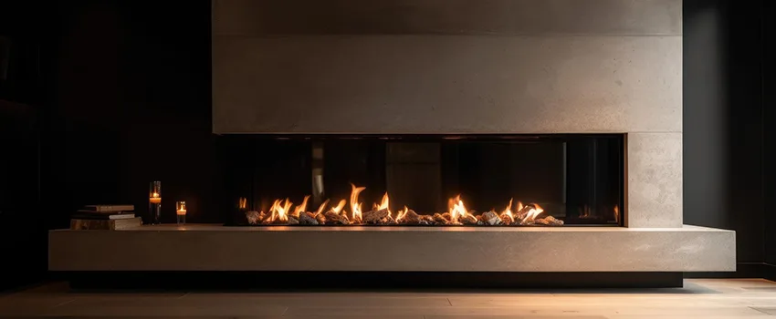 Gas Fireplace Ember Bed Design Services in Laguna Niguel, California