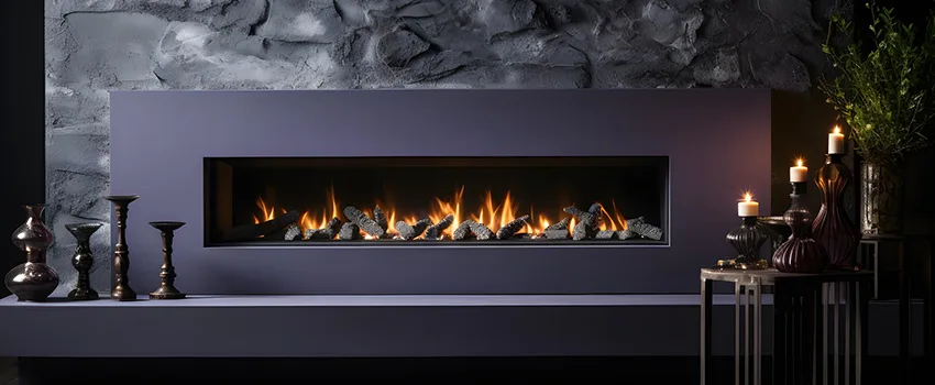 Ember Bed for Ventless Gas Fireplace in Laguna Niguel, CA