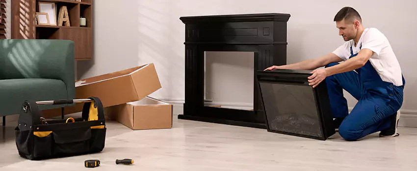 Old Rusted Metal Fireplace Repair And Replacement in Laguna Niguel, CA
